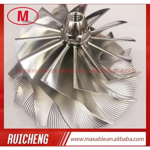 GT5534 115.00/152.00mm 13+0 blades high performance Bullet Head Turbo aluminum 2618/milling/billet compressor wheel