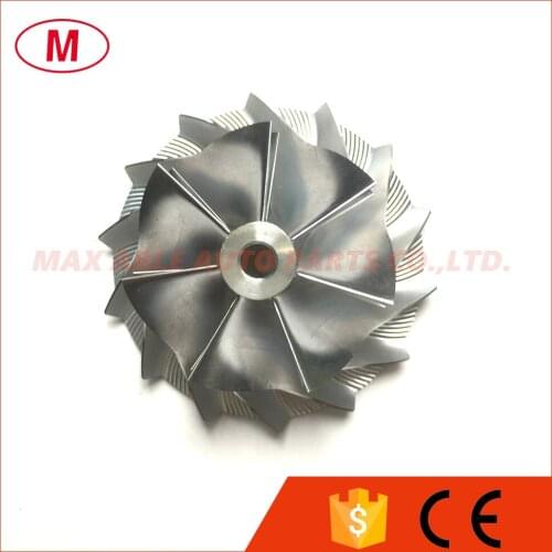 KP39 33.50/46.00mm 7+7 blades High Performance Turbo Billet compressor wheel/Aluminum 2618/Milling wheel for M57D30TOP Twin Turb