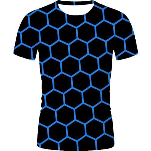 Summer 3D printed T-shirts Unisex shirt New round neck sports t-shirt Quick-drying mens T shirt Fashion hot sale T-shirt male