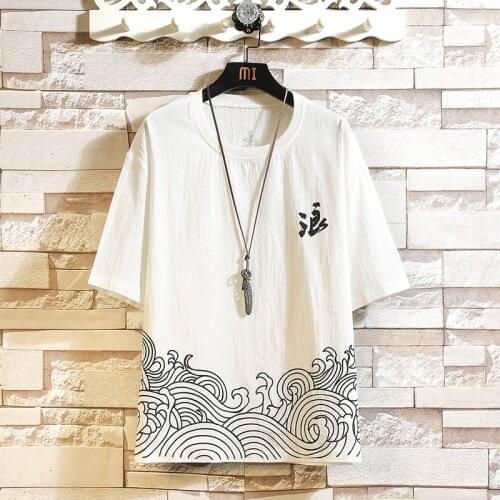 Summer Short Sleeves Harajuku Korea Fashion White T-shirt Streetwear One Piece Hip Hop Rock Punk Men Top Tees Tshirt Clothes