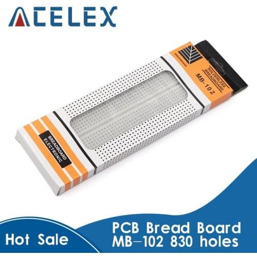 1pcs Breadboard 830 Point PCB Board MB-102 MB102 Test Develop DIY kit nodemcu raspberri pi 2 lcd High Frequency