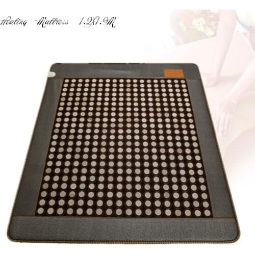 Natural thermal massage bed jade Tourmaline Health Care Germanium Electric Heating sleeping Physical Therapy Mat 1.2X1.9M
