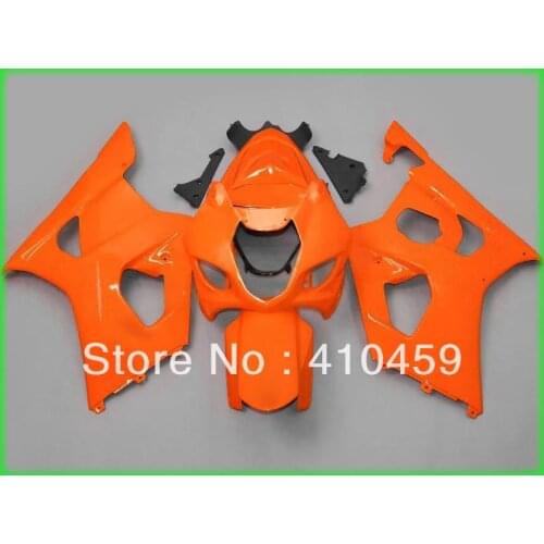 Top-rated Fairing kit for SUZUKI GSXR1000 GSX-R1000 GSXR 1000 K3 03 04 2003 2004 pop whole orange ABS Fairings body kit SM25