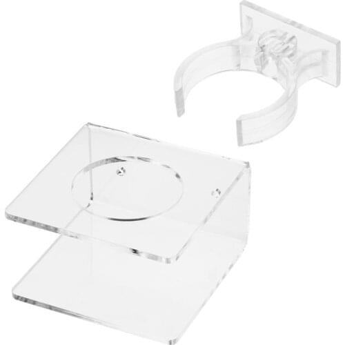 Wall-mounted Lightsaber Storage Stand Light Saber Stand Vertical Wall Mount Rack Household Sword Holder (Transparent)