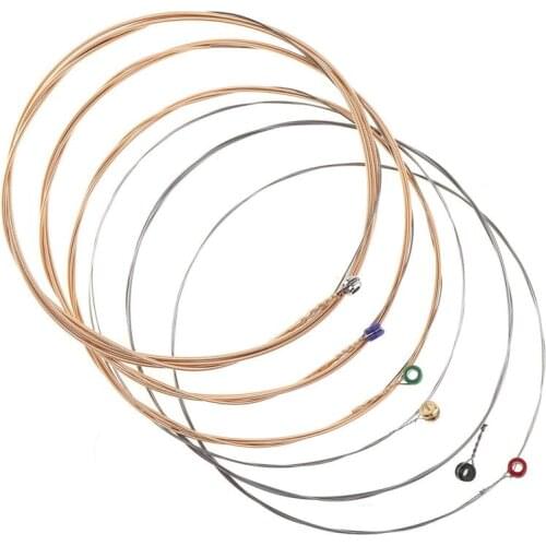 Orphee 6pcs/set QA140 Medium Super Light Extra Light Acoustic Guitar Strings 85/15 End-Ball