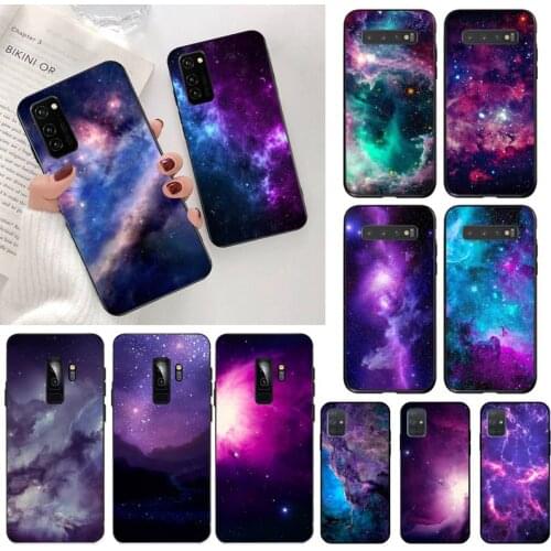 Space for galaxy universe Star Dark Bling Cute Phone Case for Samsung S20 plus Ultra S6 S7 edge S8 S9 plus S10 5G lite 2020