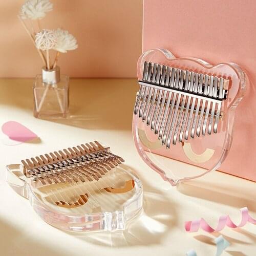 Crystal thumb transparent Kalimba 17 note Kalimba Finger Piano Kalimba