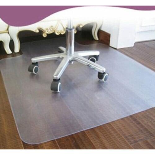 Transparent Plastic Floor Protect Mat Non-Slip Anti-wear Chair Cushion for Wood Floor in Living Room Study Office