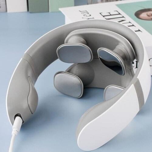 Neck massage instrument Mini shoulder and neck pulse medium frequency therapy instrument neck guard instrument Intelligent cervi