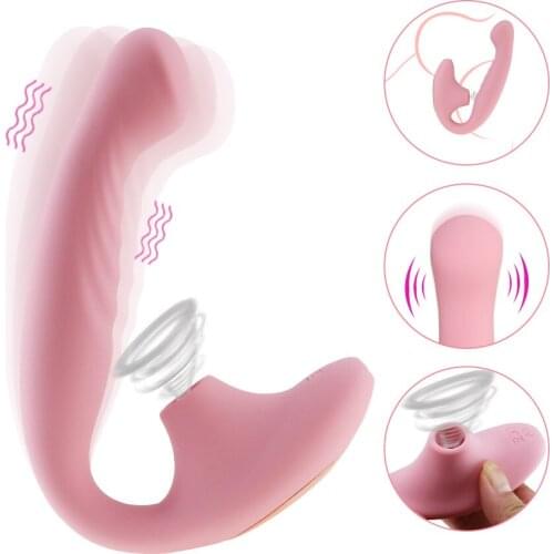 Silicone Dildo vibrators for women 10 Speed Sucking Vibrator G-spot clitoral stimulation USB charging Sex Toys For Adult