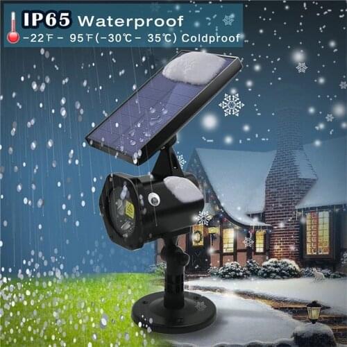Solar Powered Sky Star Stage Spotlight Christmas Laser Projector Light IP65 Outdoor Landscape Garden Lawn Lamp Red+Green