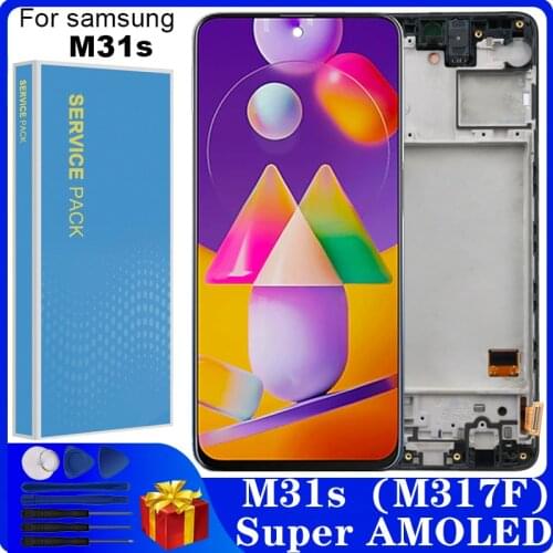 6.5" Super AMOLED LCD For Samsung Galaxy M31S M317 M317F LCD Display Touch Screen Digitizer Assembly Replacement Parts