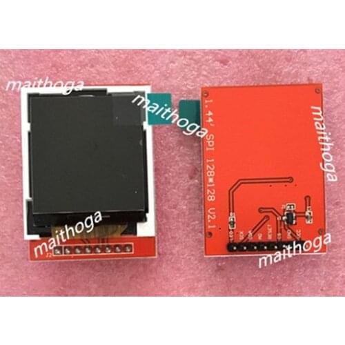 1.44 inch SPI TFT LCD Color Screen with Adapter Board ST7735S Drive IC Compatible 5110 Interface 128(RGB)*128