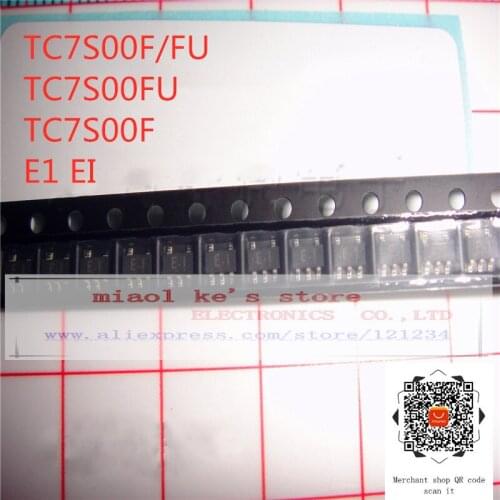 [10pcs]100%New original: TC7S00F TC7S00FU TC7S00F/FU E1 EI 5-TSSOP/SC-70-5/SOT-353 - IC GATE NAND 1CH 2-INP USV