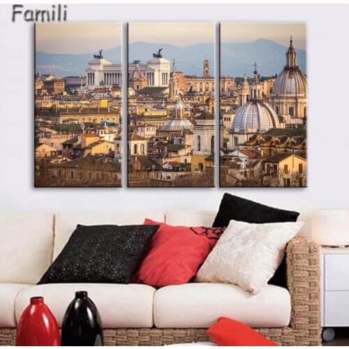 3Pcs/set Tuscany Italy Meadows flowers nature landscape living room home wall modern art posters prints,canvas pain