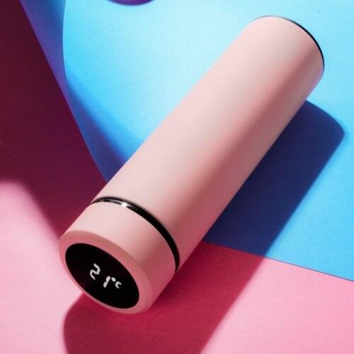 316 Vacuum Cup Woman Glass Originality Macaroon Stainless Steel Business Affairs Cup Male Touch Temperature Measurement Cup