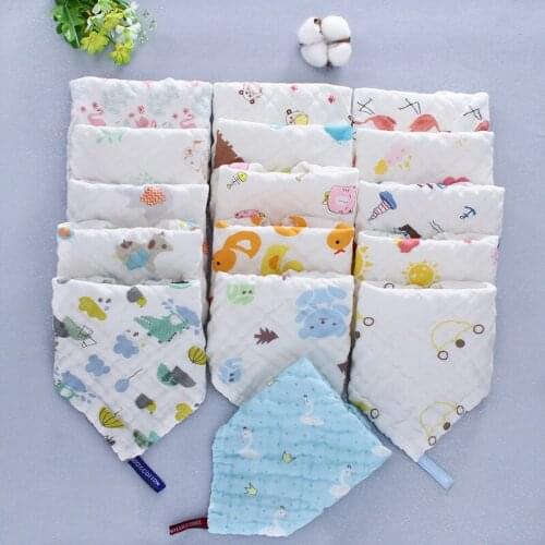 5pcs/pack 100% Cotton Thick Newborn Baby Towels Saliva Towel Nursing Towel Baby Boys Girls Washcloth Handkerchief
