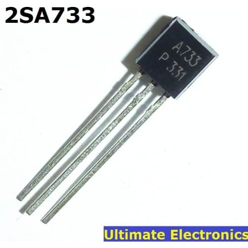 50pcs 2SA733 TRANSISTOR PNP 50V / 0.1A / 0.25 WATT A733