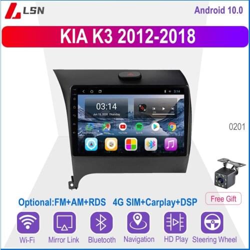 9" Android 10 For KIA K3 2012,2013,2014,2015,2016,2018 Multimedia Video GPS Navigation Car Radio Player Auto Stereo Navi