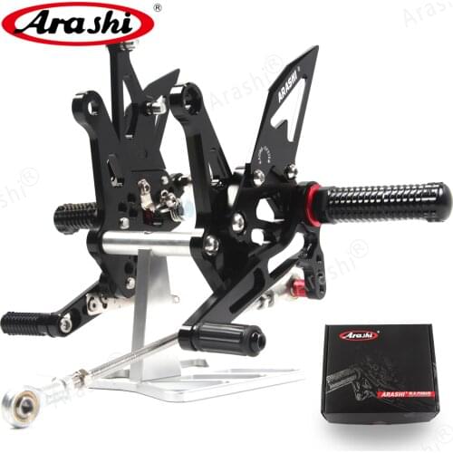 Arashi Z1000SX 2014-2016 CNC Adjustable Footrest For KAWASAKI Z1000 SX 2014 2015 2016 CNC Rearset Foot Pegs Z1000 Ninja 1000