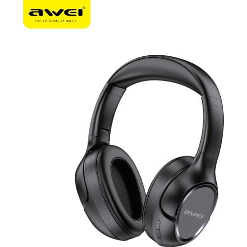 Awei A770BL Bluetooth Headphones Wireless Headset With Mic Foldable HiFi Stereo Support TF Card 40mm Driver For Gaming Music