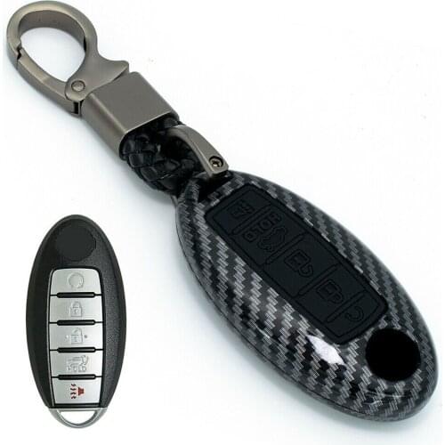 1 Set Key Case ABS Plastic Case Cover Fob For Nissan Altima Maxima Holder