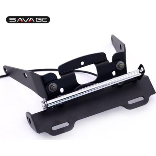 License Plate Holder For 690 DUKE R 2013-2018 15 2016 2017 Motorcycle Accessories Rear Fender Eliminator Bracket LED Light