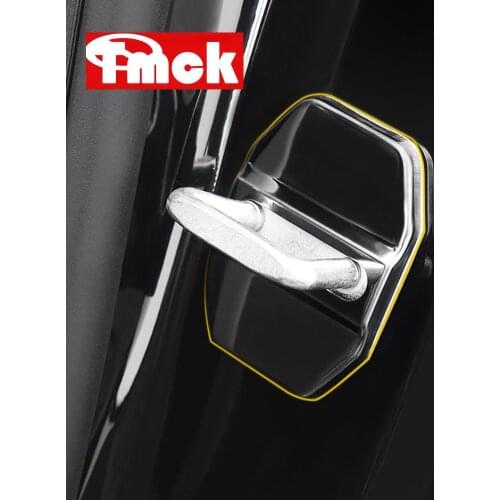 For Mercedes Benz A C E GLC Class W177 V177 W205 W213 X253 Stainless Steel Car Accessories Door Lock Buckle Protector Cover Trim