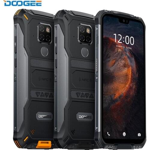 DOOGEE S68 Pro 5.84 Inch Android 9.0 Mobile Phone Rugged IP68 Drop Proof Smartphone MTK P70 6GB 128GB Cellphone 21MP AL Cameras