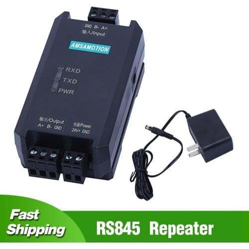 Isolated RS485 Repeater Industrial Grade AmplifierDistance Extender RS-485 External Power supply