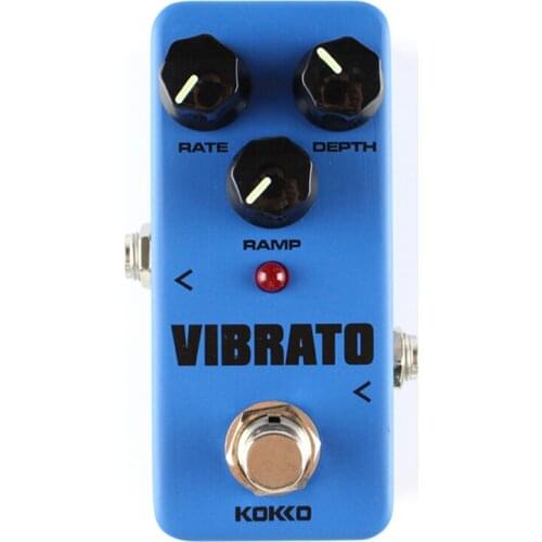 KOKKO VIBRATO Mini Tremolo Electric Guitar Effect Pedal True Bypass Full Metal Shell Guitar Pedal Accessories
