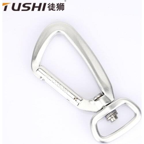TUSHI Hot Sell D-type Key Buckle 8.5cm*3.8cm Multifunction Outdoor Camping Aluminum Alloy Fastener Convenient Fast Release Clasp
