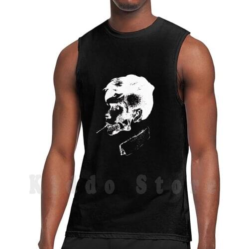 Shelby Smoke Thomas Tank Tops Vest Sleeveless Peaky Blinders Peaky Blinders Black N White Black N White Retro Retro