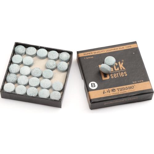 New 50Pcs/lot 13mm Billiard Pool Cue Tip Billiard Accessories Cue Tips Durable Professional Portable Stick Kit Tip China 2019