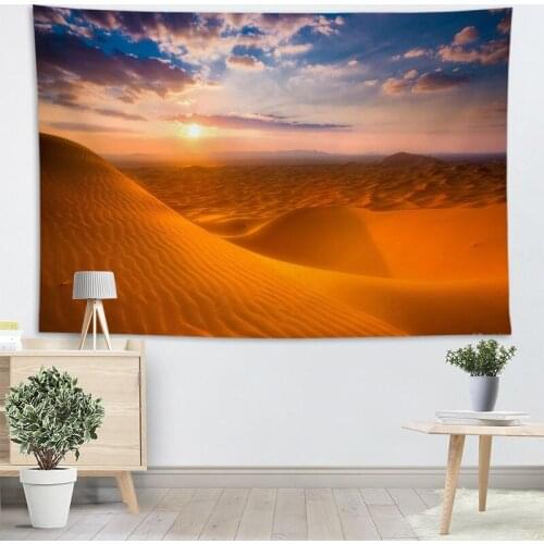 New Desert Landscape Tapestry Wall Hanging Home Decor Fashion Colorful Decor Printed Tapestry Bedroom Carpet Bed Sheets 2.25