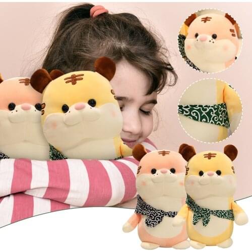 Plush Dolls Stuffed Animals Toys Simulation Animal Cute Imitation Animals Doll Cartoon Tiger Soft Cushion Plush Decoration