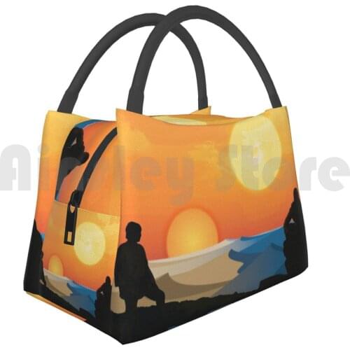Portable Insulation Bag HeroS Journey : Binary Sunset Luke Luke Skywalker Jedi Jedi Master A New Hope The