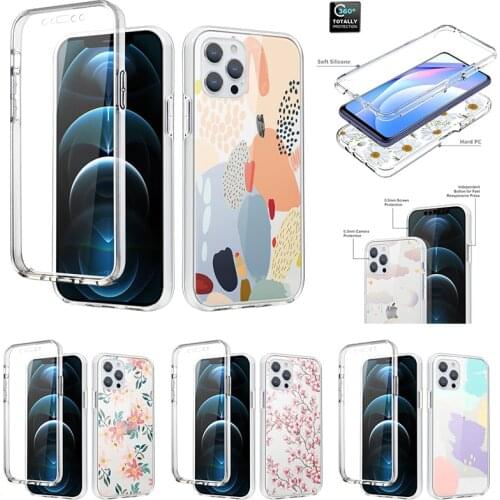 Full Body 2IN1Clear Case For Samsung Galaxy A51 A52 A21s A70 A71 A72 A50 A30S A50s S21 Ultra S30 S20 FE S10 Lite S11e S8 S9 Plus