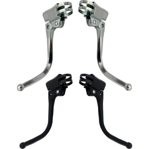 Road Bicycle Fixed Gear Retro Multi-angle Brake Levers Aluminum alloy Guidonnet Leverage Steel Tube Brake Lever Shofar Handbrake