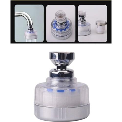 Household Kitchen Faucet Filter Splash-Proof Replacement Head Rotatable Swivel Faucet Nozzle Adapter Shower Head Bubbler Saver