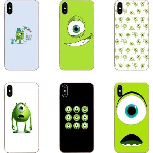 TPU Cool Best Cute Monsters University Mike Wazowskis For Samsung Galaxy A51 A01 A81 S9 S8 Plus S20 S10 Plus A50 A70 A40 A71