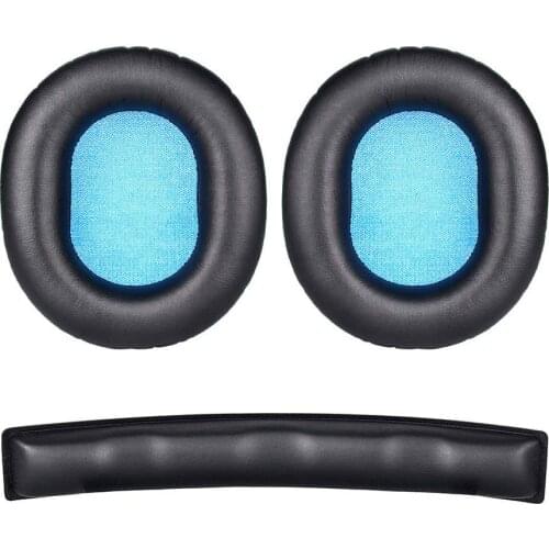 YSAGi 1 Pair Replacement Foam Headband Ear Pad Earmuffs for Sennheiser HD8 HD8DJ HD6 MIX Headphone Repair Parts