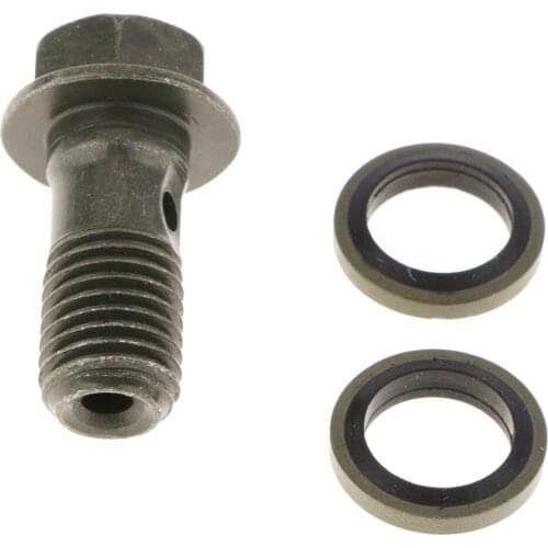 1 Set Metal Brake Fitting Banjo Bolt M10 x 1.25 Metric For Yamaha Honda Hyosung Suzuki Etc Motorcycle Accessories