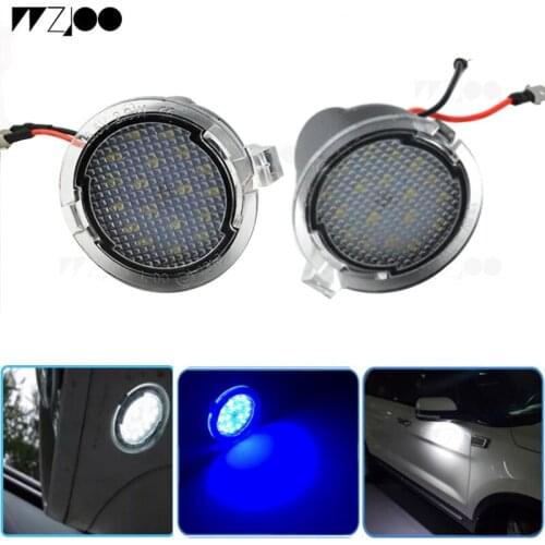 2PCS Error Free Canbus 12V LED Car Rearview Mirror Light Lamp For Ford Mondeo Explorer Edge Taurus Ruijie F150 Heritage F150 pi