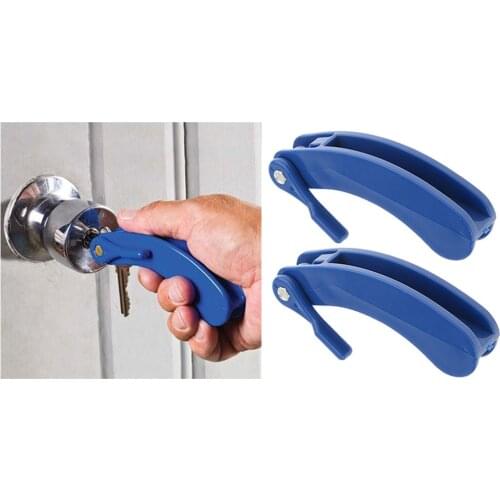 2 Pieces Durable Plastic Mobility Arthritis Elderly Adults Key Turner Turning Aid Device Tools CAN Hold 2 Keys