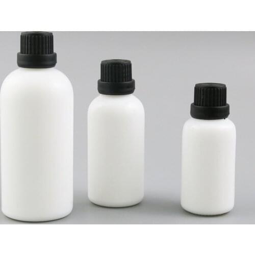 360 x 30ml 50ml 100ml Essential Oil Portable White Jade Bottles With Cap For Liquid Reagent Pipette Bottle with Lock Portable