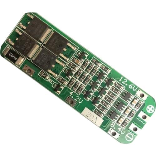 3S 20A Li-ion Lithium Battery 18650 Charger PCB BMS Protection Board For Drill Motor 12.6V Lipo Cell Module 64x20x3.4mm