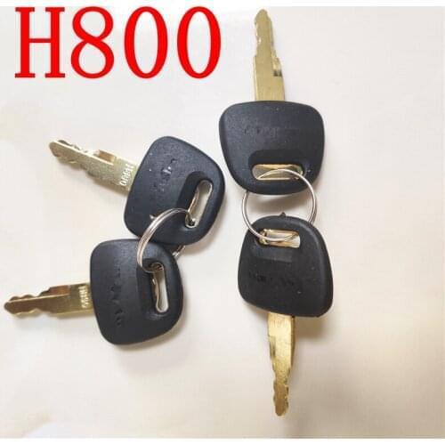 4Pcs/lot H800 Heavy Equipment Ignition Key for Hitachi ZX Excavator