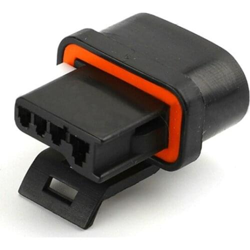 5/10/20/50/100sets 4pin waterproof electric black female waterproof automotive wire cable connectors "