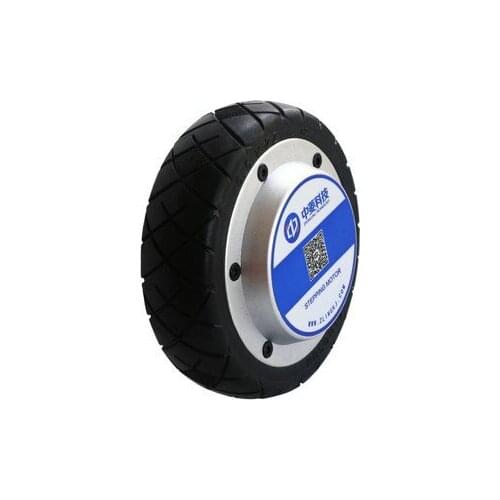 5.5 inch DC24V200W400rpm 3.2N.M hub servo motor, 4096-line magnetic encoder, robot AGV logistics small wheels, driver optional